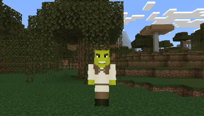 image 1 for Shrek's Suit Set (1.19) - MCPE/Bedrock