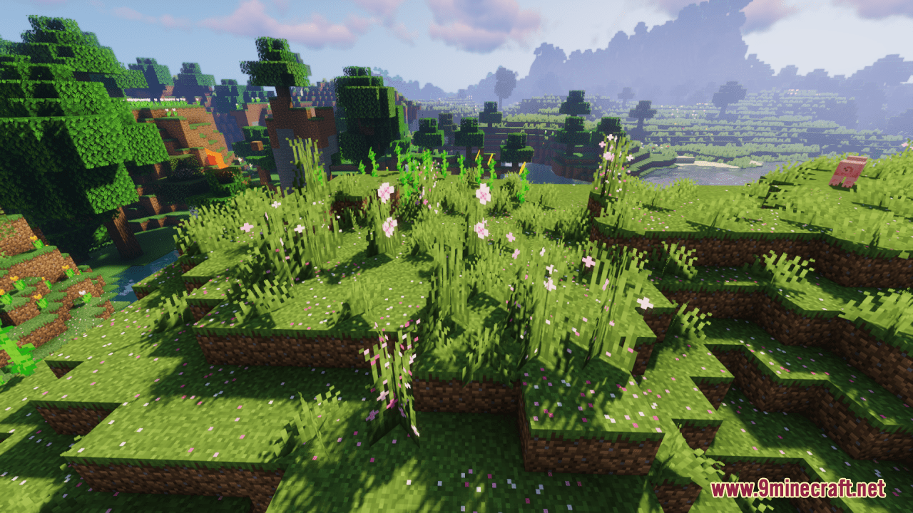image 3 for Cherry Grass Resource Pack (1.20.4) - Пакет текстур