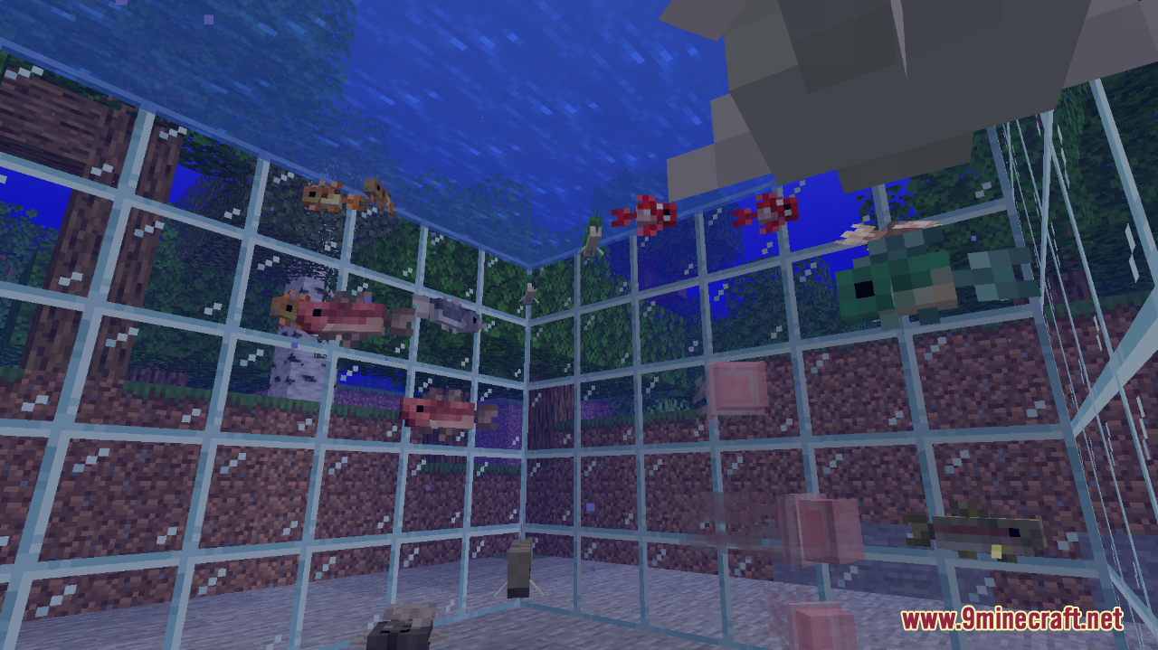 description_13 Aquicultura 2 Mod - várias criaturas subaquáticas