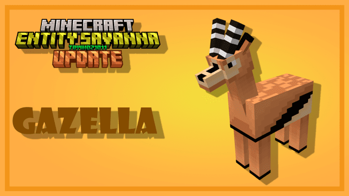 image 3 for The Updated Entity Savanna Add-on (1.20) - MCPE/Bedrock Mod