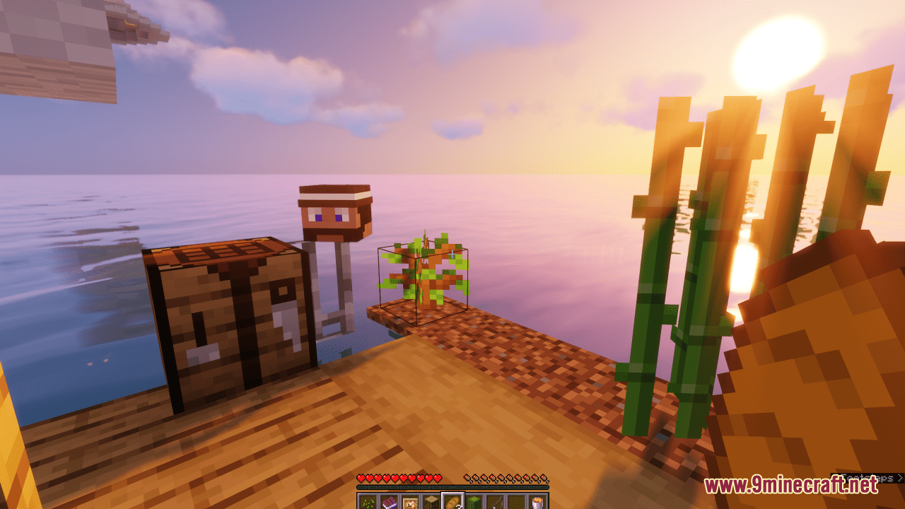 description_6 Raft Survival 2 maps (1.20.4, 1.19.4) - Life underwater