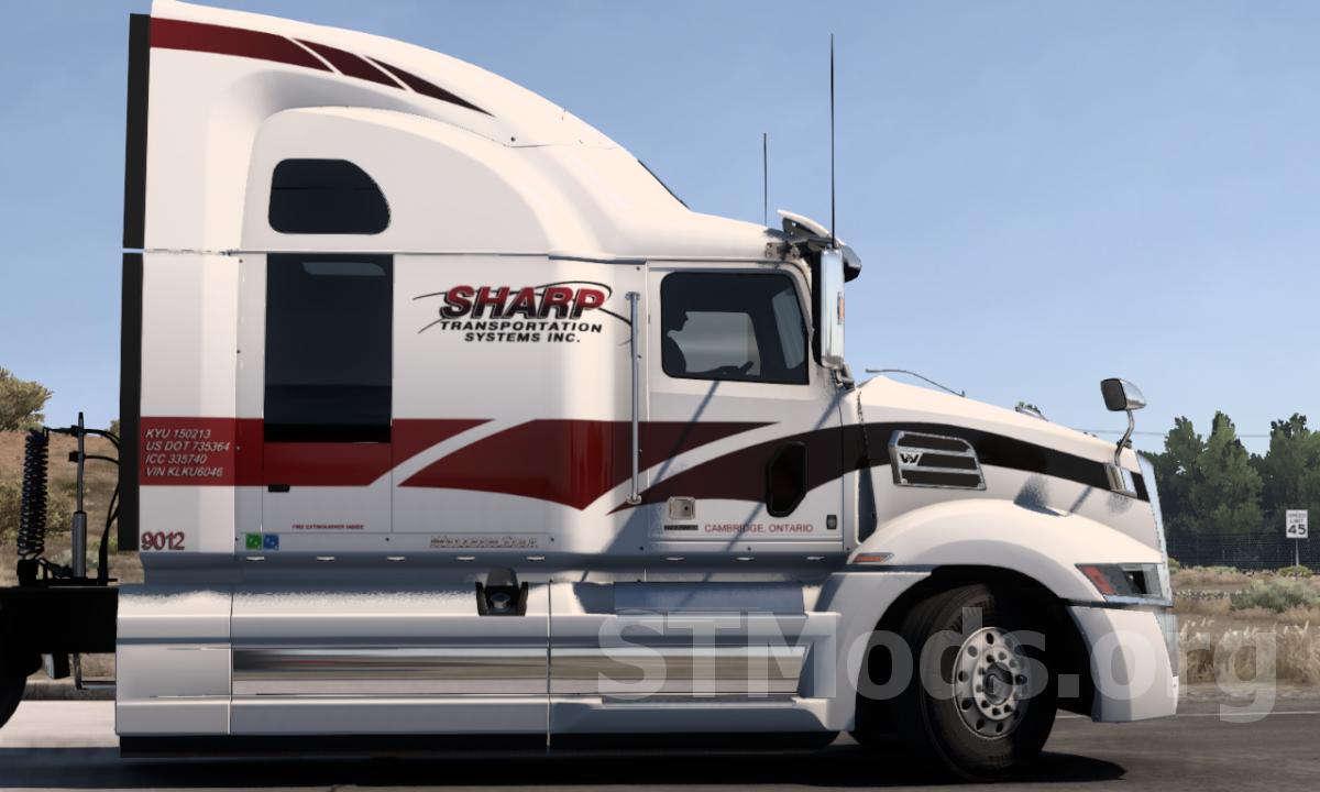 description_0 Skin for Western Star 5700XE SHARP