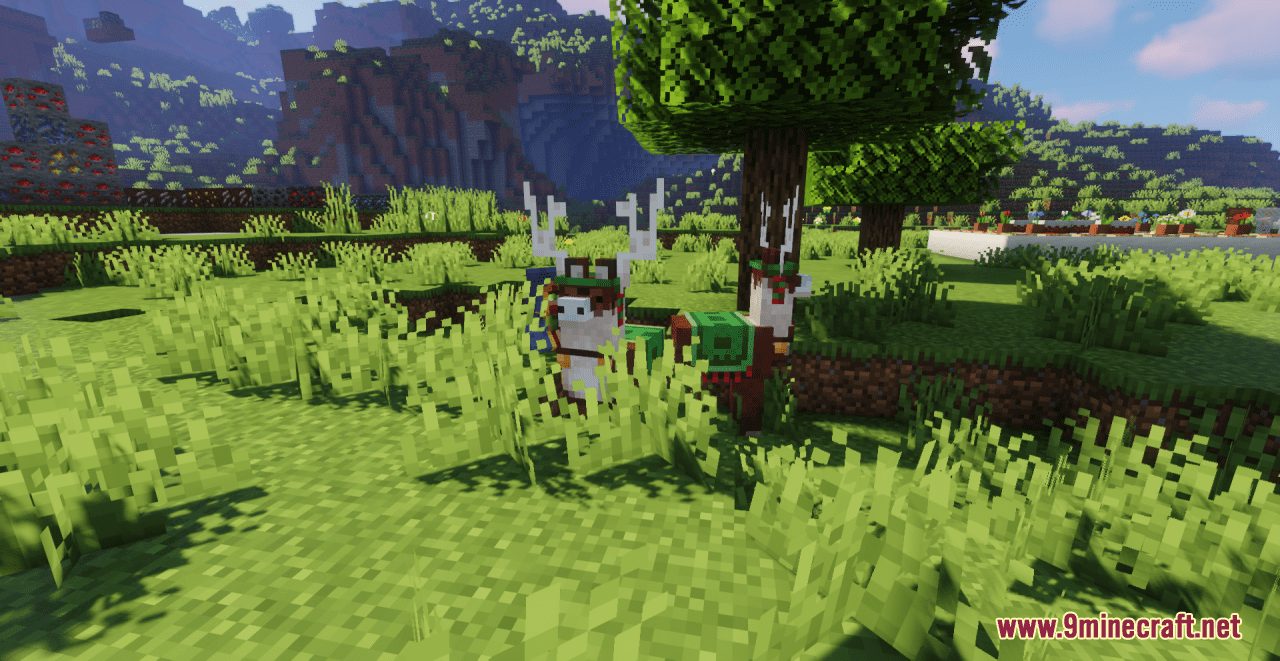 description_0 Christmas Reindeer Resource Pack (1.19.4, 1.19.2) от Trader Rama - Texture Pack