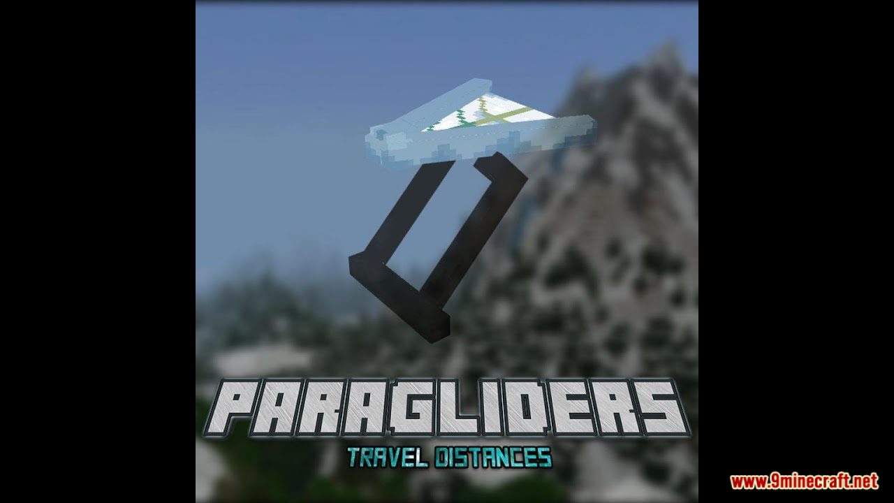 description_6 Paragliding Data Pack (1.20.2, 1.19.4) - летайте по ландшафту Minecraft!