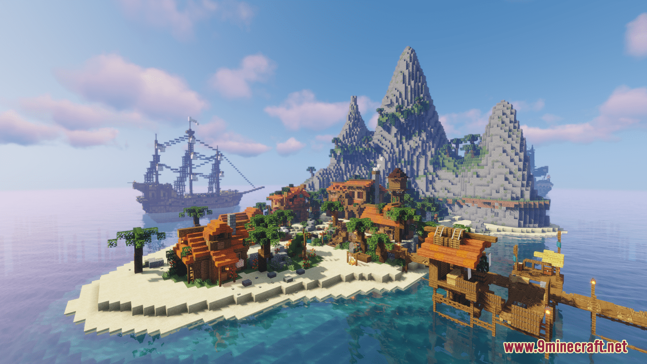 description_1 Map Sea Of Thieves (1.20.4, 1.19.4) - looting outposts