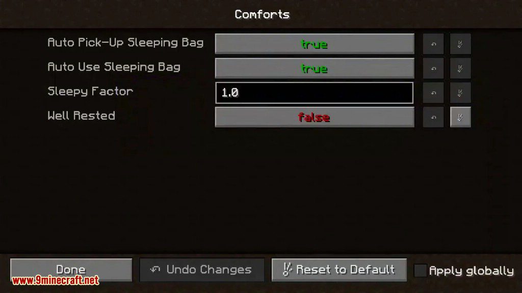 image 7 for Comfortable bed (1.20.4) - sleeping bag and hammock.
