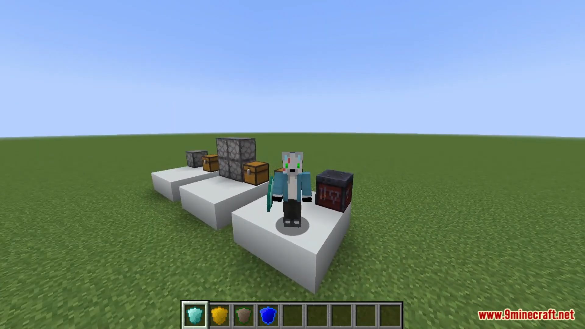description_3 Elemental Shield Datapack (1.19.4, 1.19.2) - Больше щитов!