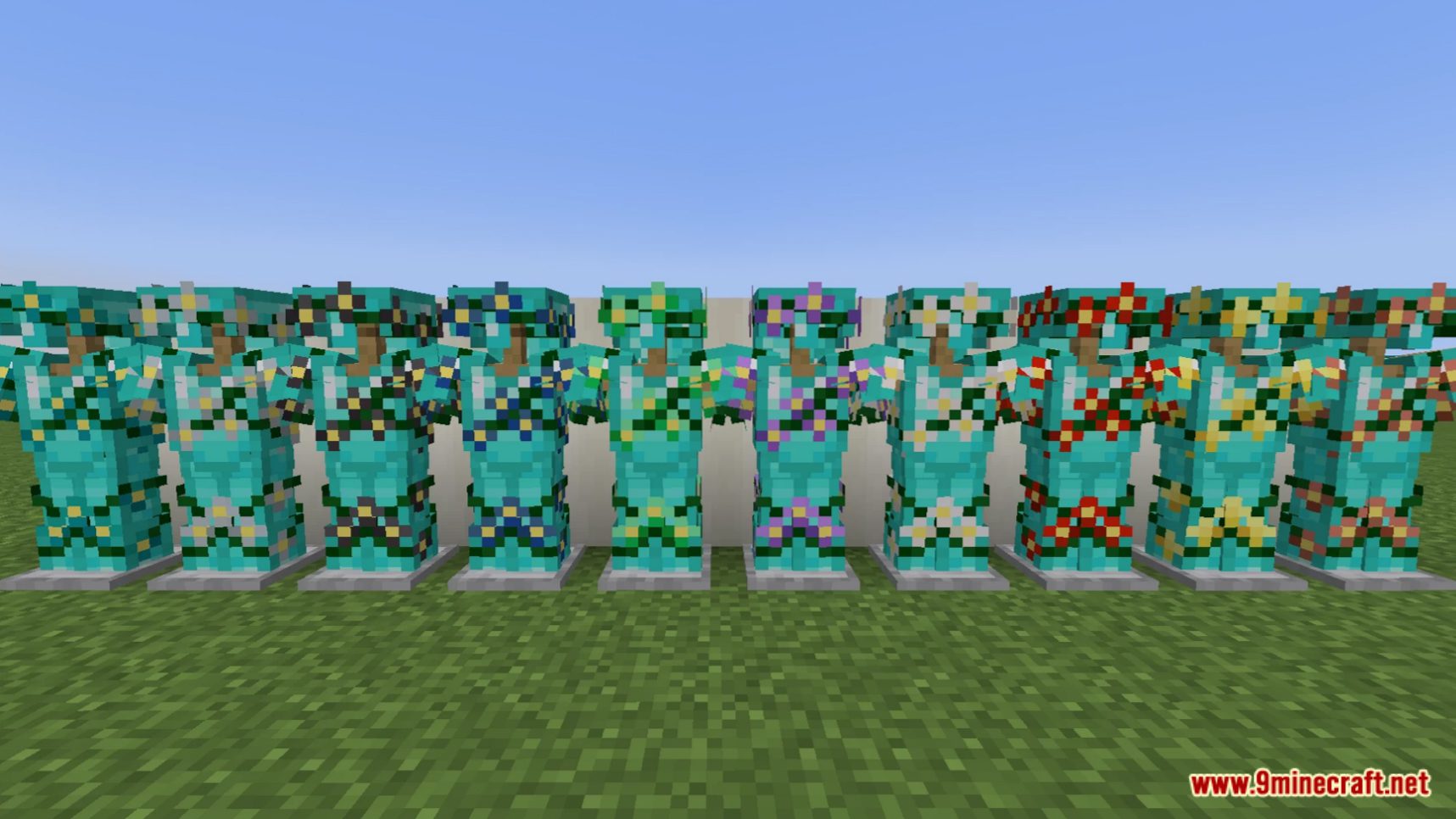 description_2 Armor Trims Plus Data Pack (1.20.2, 1.19.4) - стильно настраивайте свою броню!