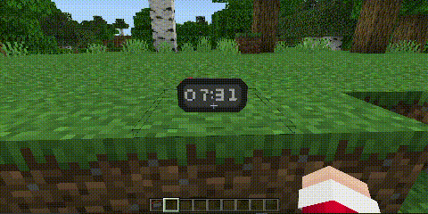 description_1 Digital clock.