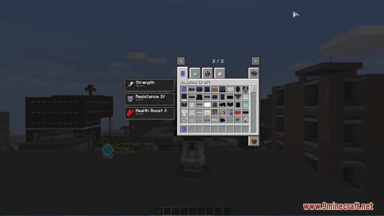 description_14 Jujutsu Craft Mod (1.20.1) - Witchcraft battles, jutsu schemes