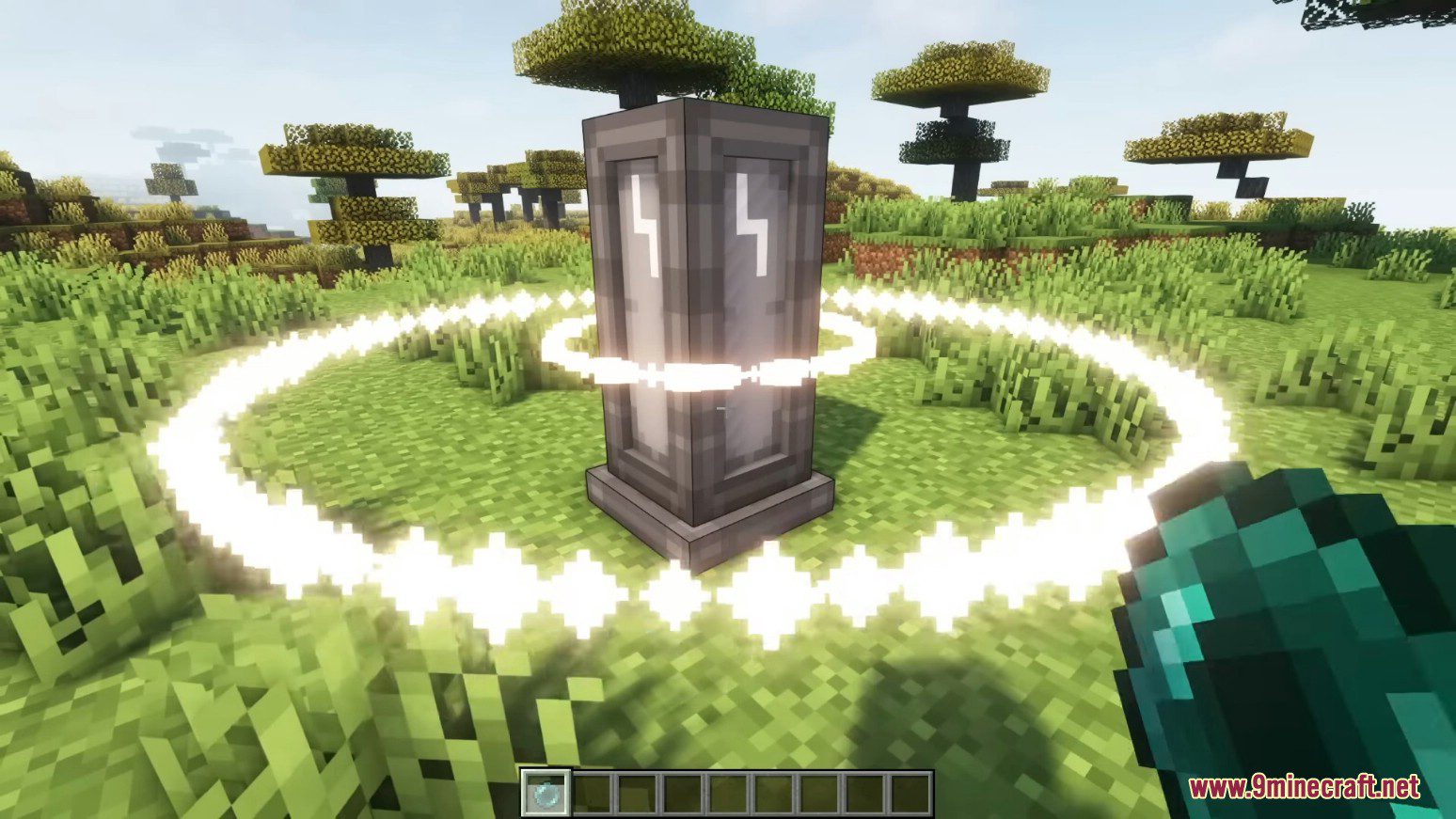 description_8 Respawn Obelisks Mod 1.20.1 - remakes the respawn system in Minecraft