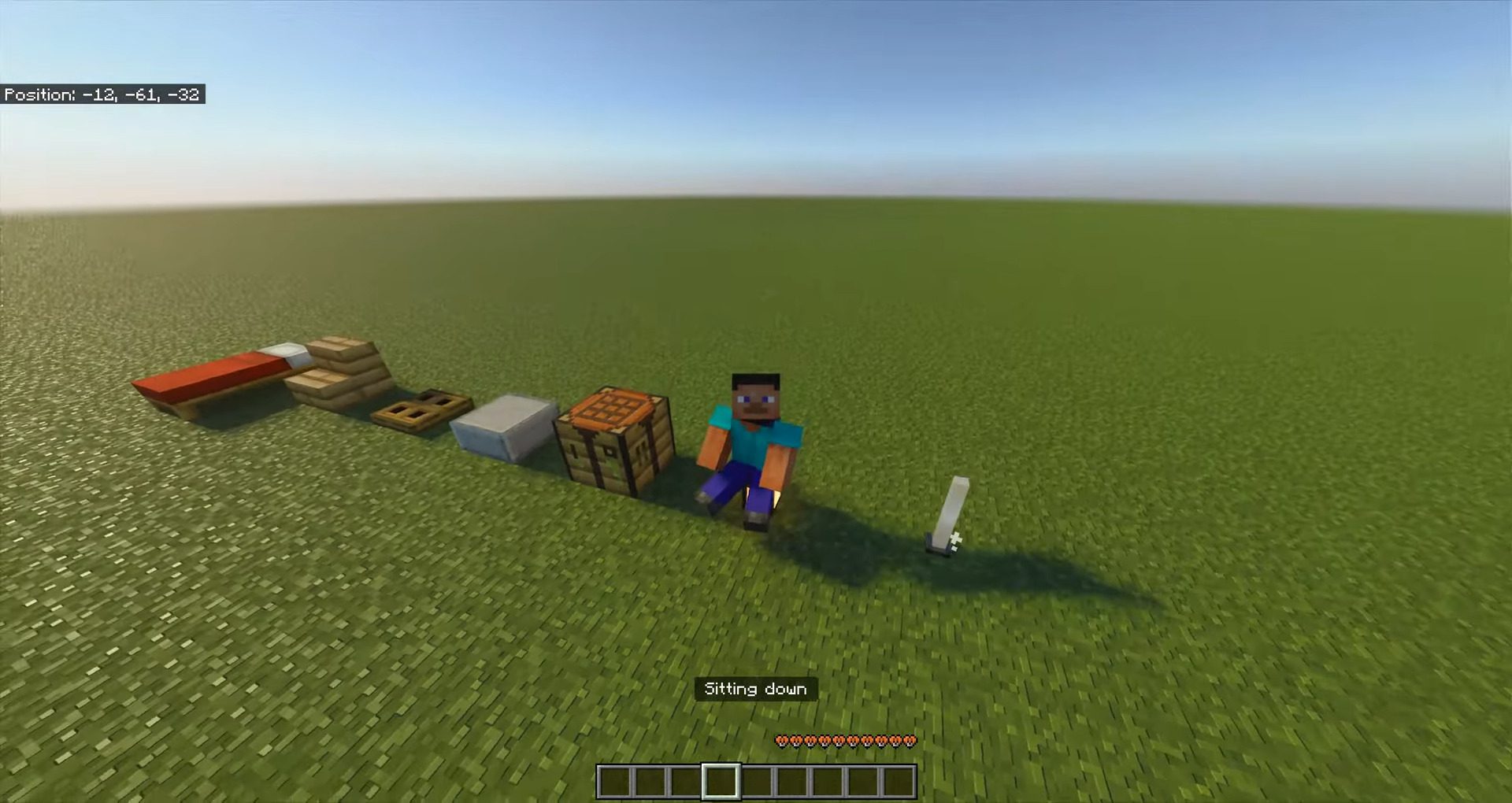 Imagem 5 para o complemento Simply Sit (1.20) - MCPE/Bedrock Mod