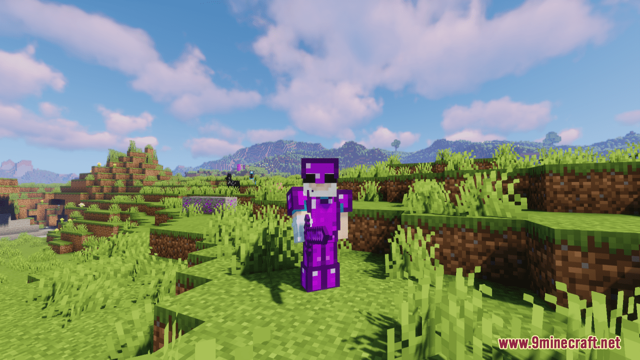 description_5 Amethyst Diamonds Resource Pack (1.19.4, 1.19.2) - текстурный пакет