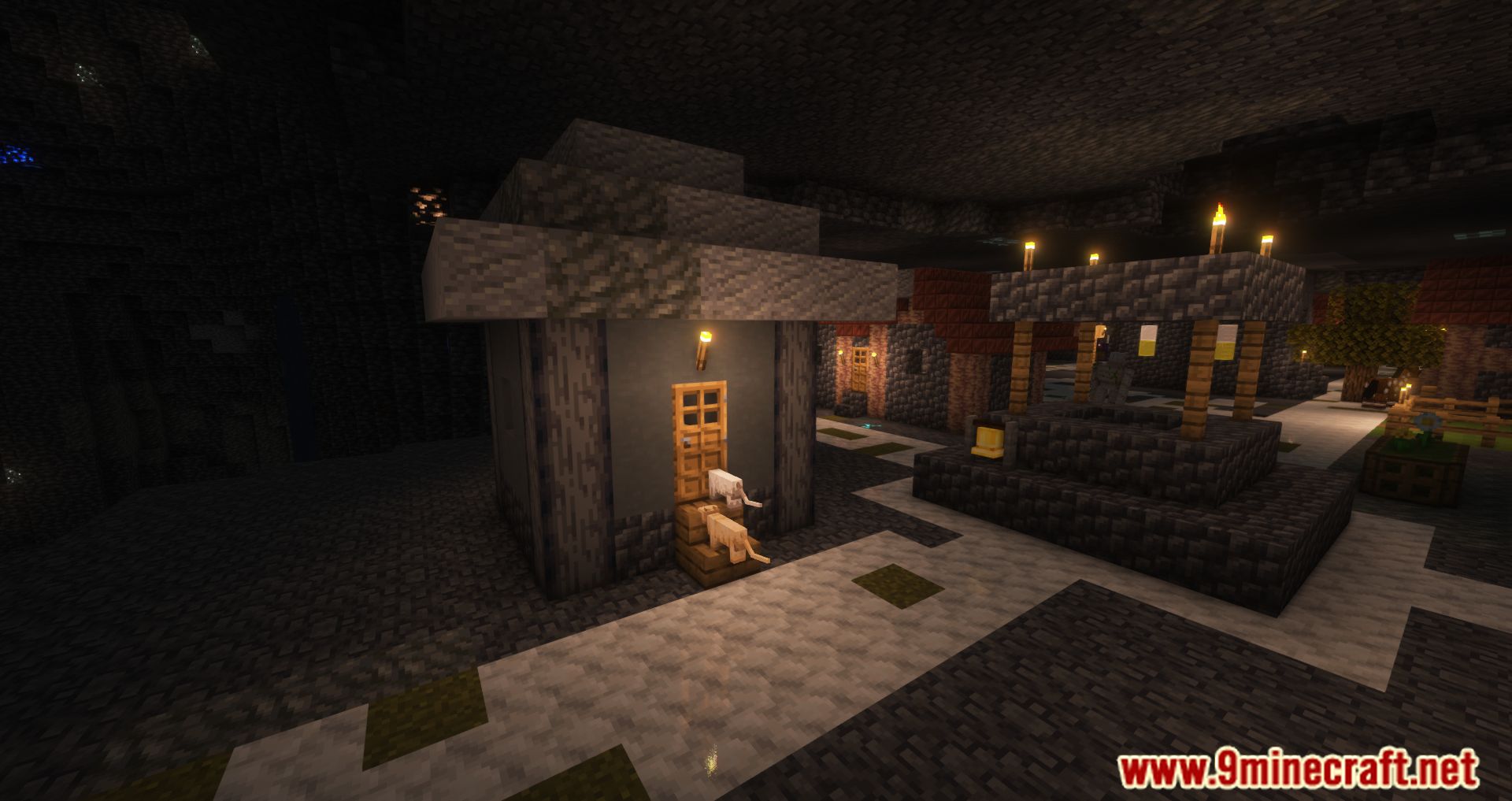 description_9 Underground Villages Mod (1.20.4) - Underground cities