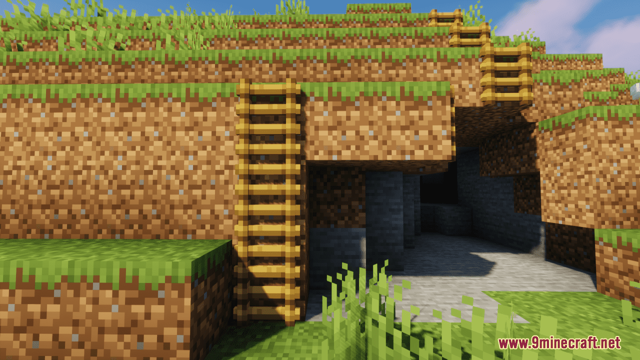 description_9 3D Ladders Resource Pack (1.20.4, 1.19.4) - Пакет текстур