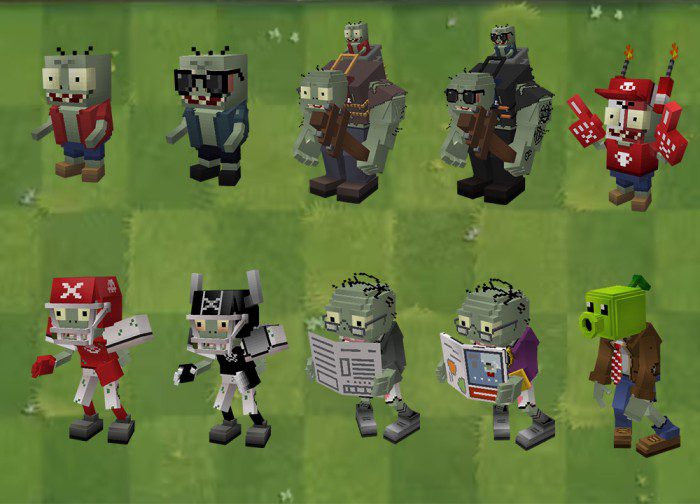 image 8 for Дополнение Gero's Plants VS Zombies (1.20) - MCPE/Bedrock Mod