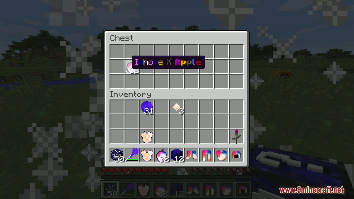 description_9 Life Lucky Block Mod (1.8.9) - Супер VIP выпадение предметов