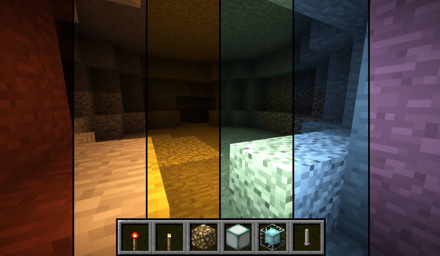 description_7 Builder's Quality of Life Shaders Mod (1.20.4, 1.19.4) Modded version - very good frame rate