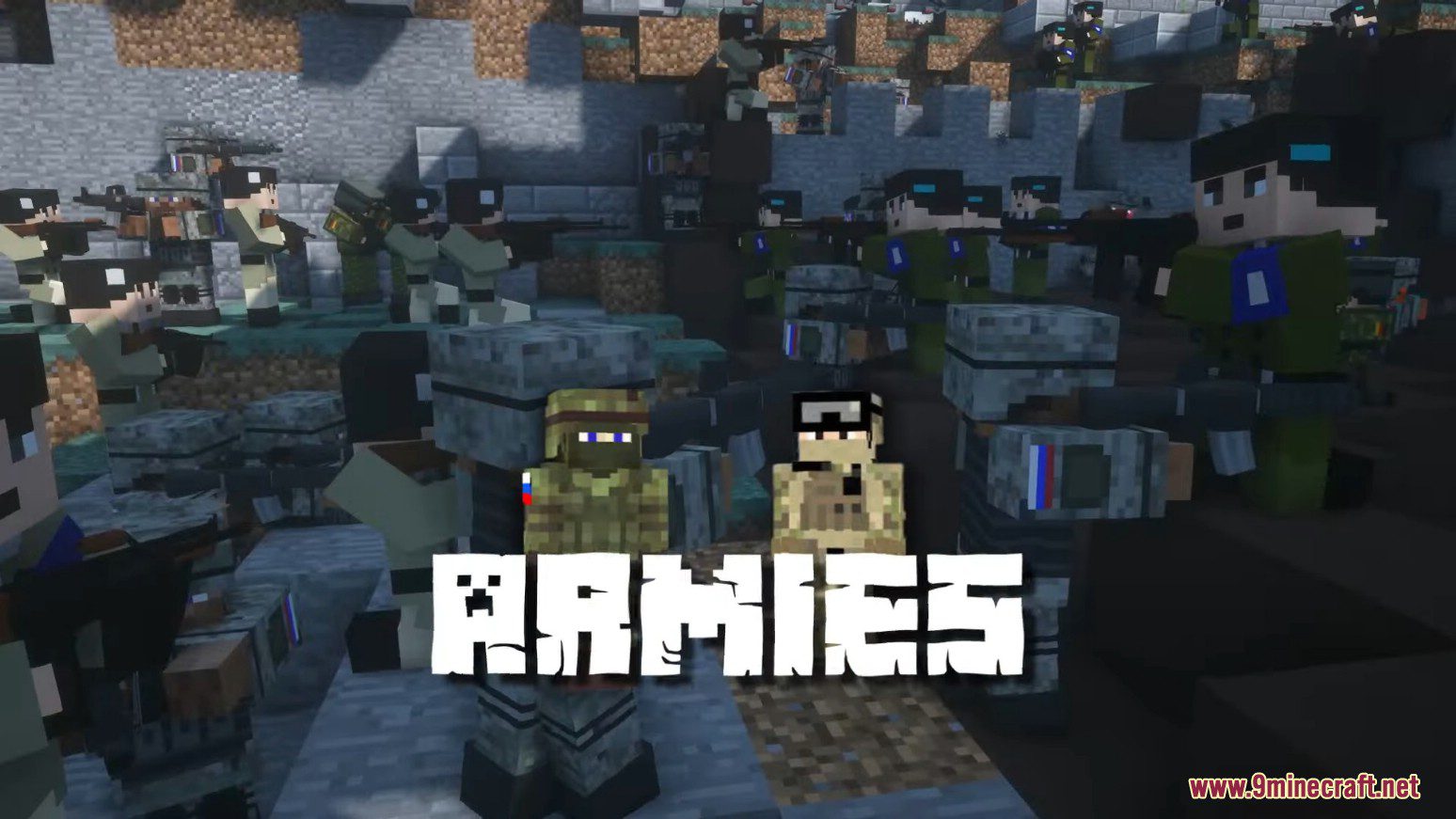 description_4 Battle Pack Mod Pack (1.12.2) - turn Minecraft into war!