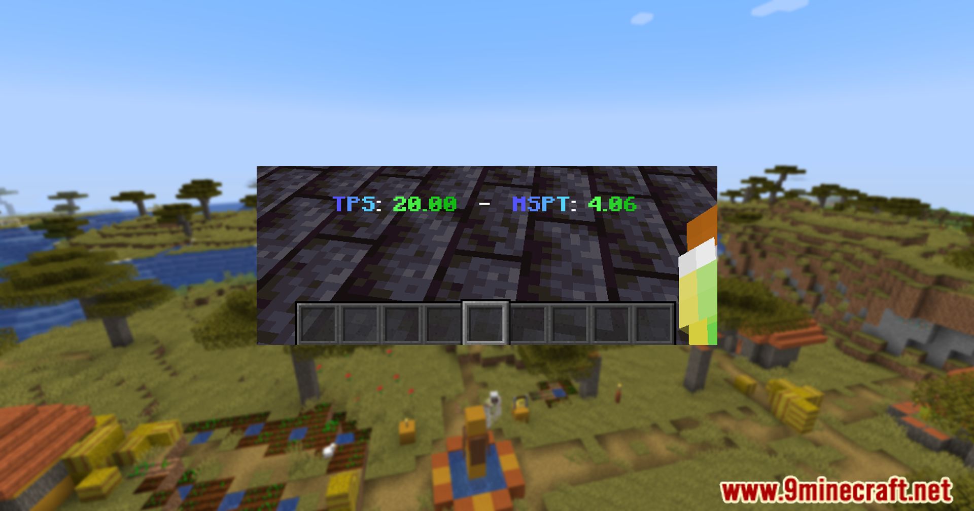 description_1 Mod TabTPS (1.20.2) - simplifying the server operation