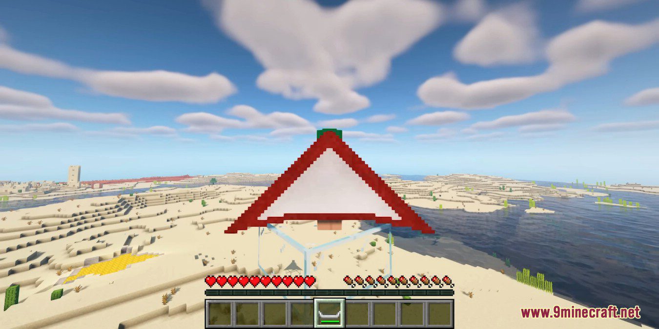 description_4 Hang Glider Mod (1.20.4) - volando en el cielo