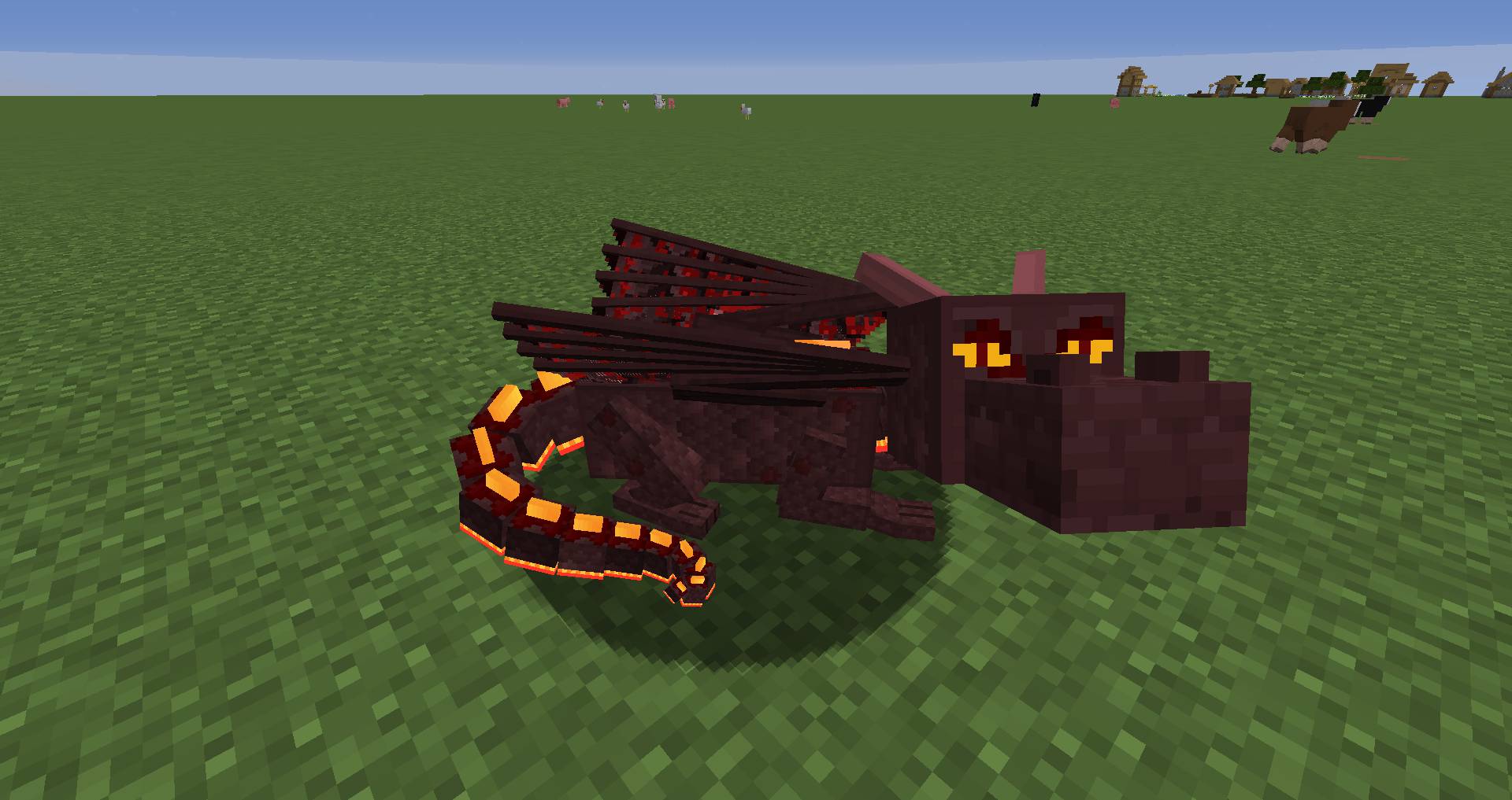 description_0 Dragon Mounts Legacy Mod (1.20.1) - тренируйте своих драконов