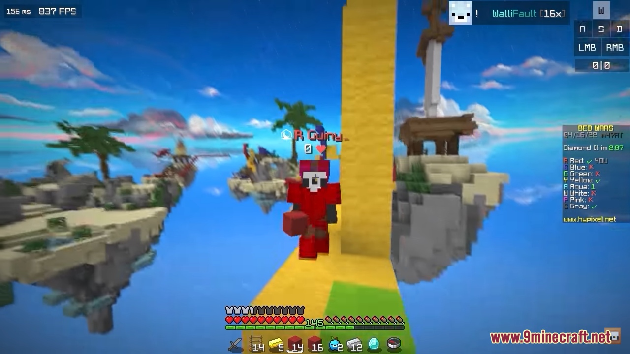 description_0 WalliFault Texture Pack (1.8.9) - Bedwars PvP Pack, FPS boost