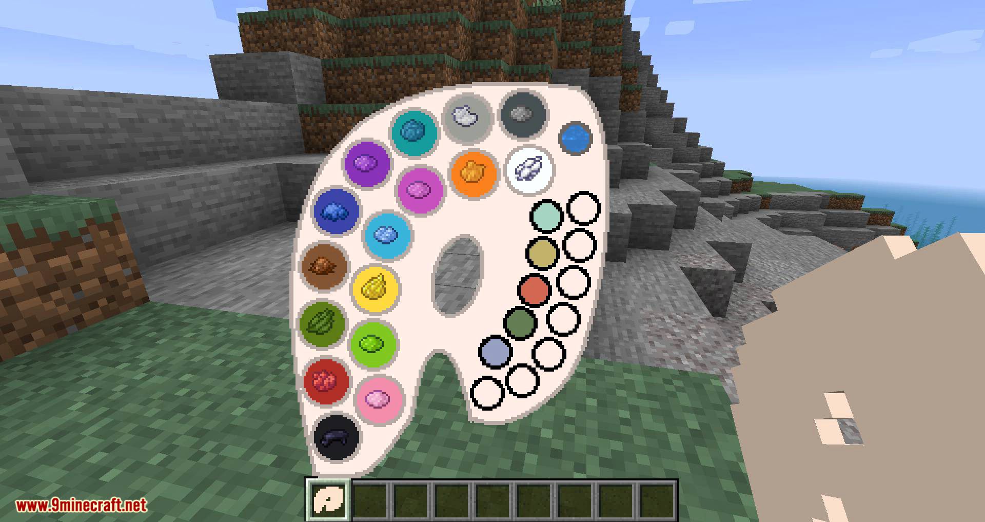 description_7 Joy of Painting Mod 1.20.1 - Смешивайте цвета, рисуйте картины