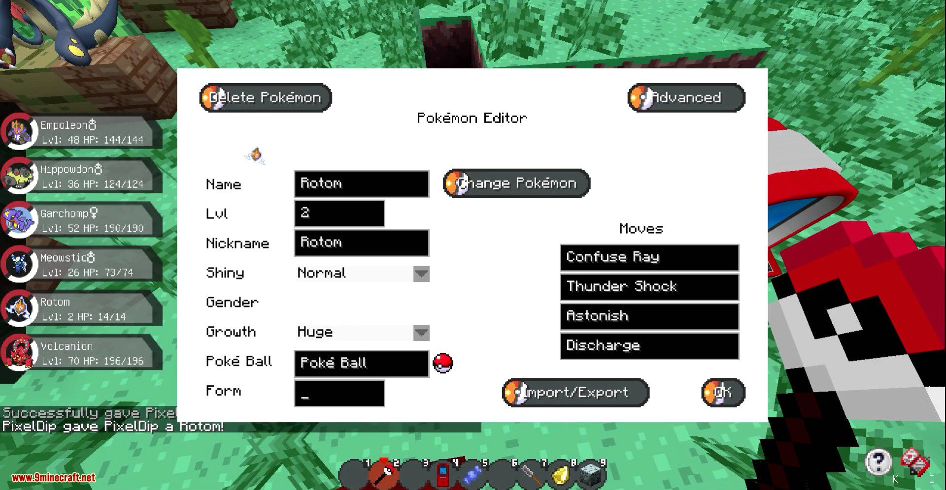 description_8 Pixelmon Mod 1.20.2 - Pixelmon Reforged, покемоны в Minecraft