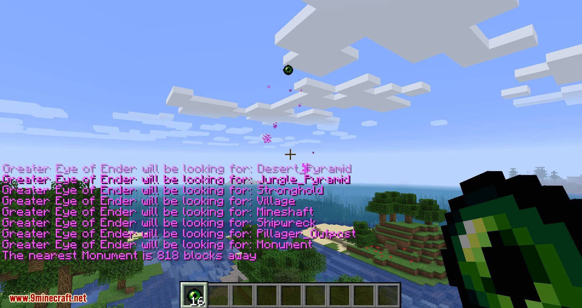 image 9 for Greater Eye of Ender Mod (1.20.4) - Ender's eye of a new level