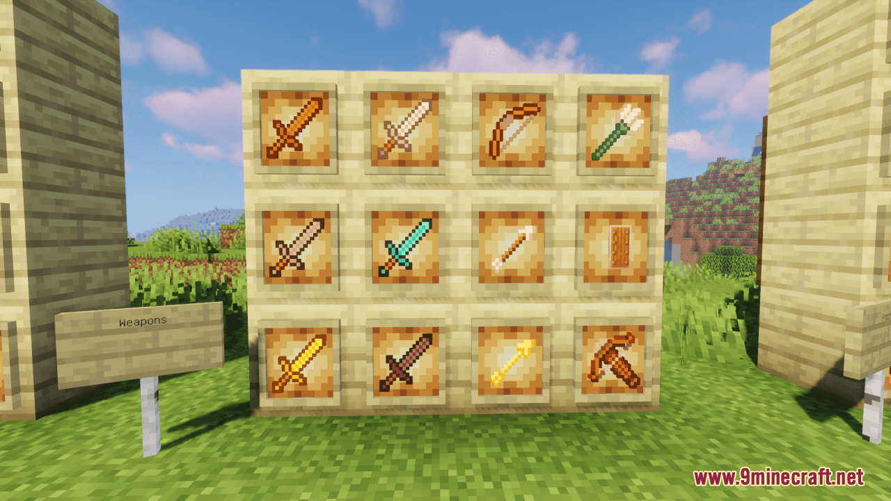 description_6 Barebones 3D Crops Resource Pack (1.20.4, 1.19.4) - Пакет текстур