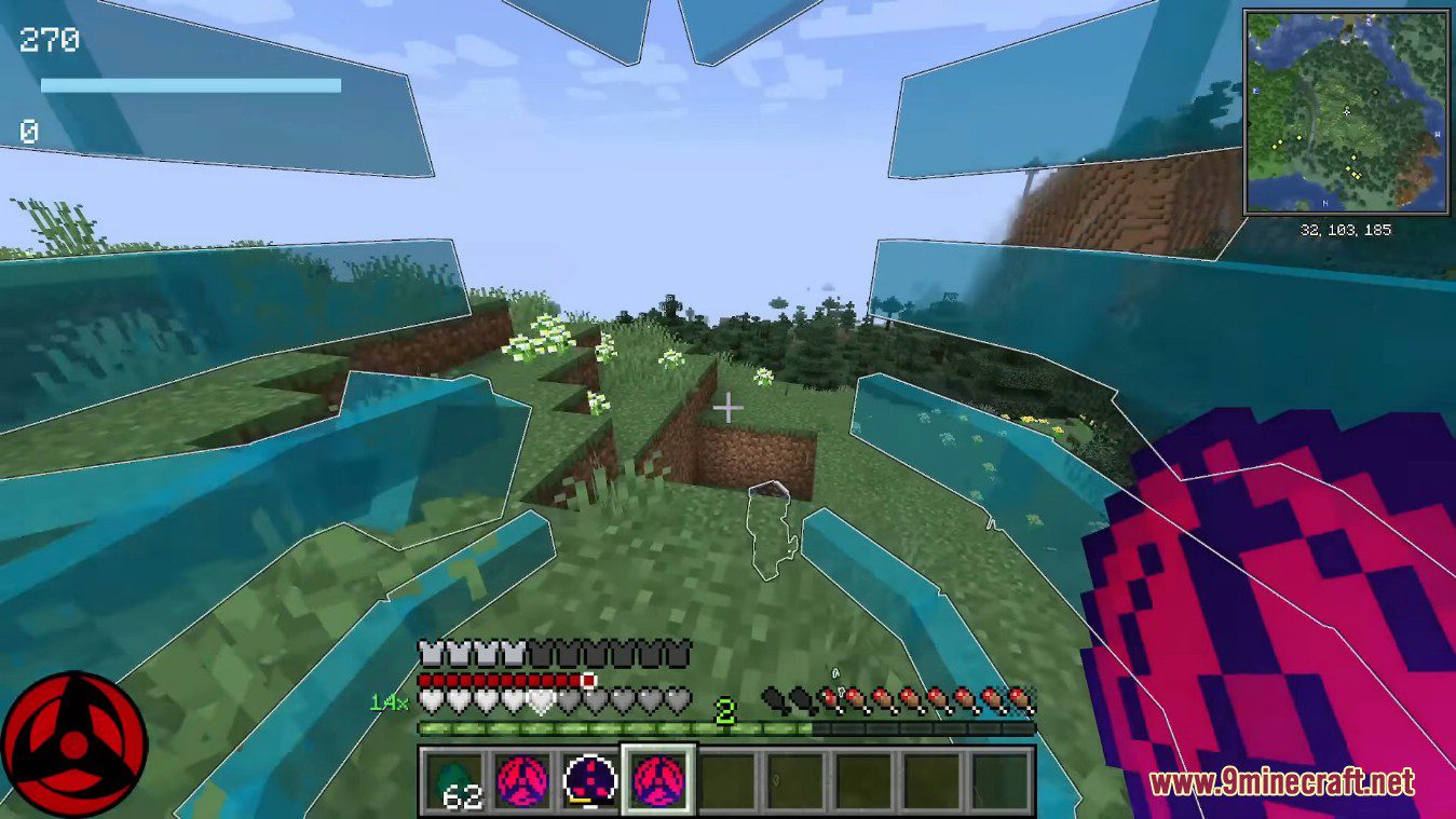 description_4 Noon's Naruto Mod 1.18.2 is one of the most Naruto-like mods.