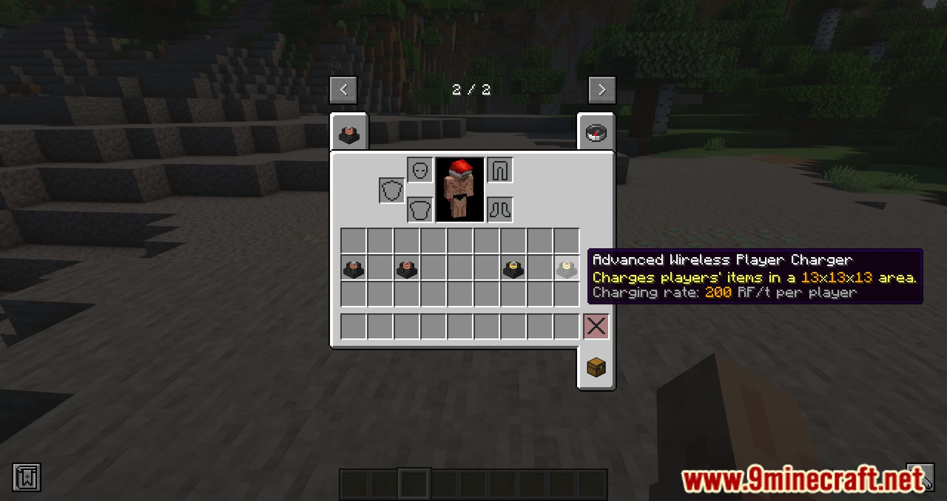 description_3 Wireless chargers mod 1.20.4 - charging close to electricity