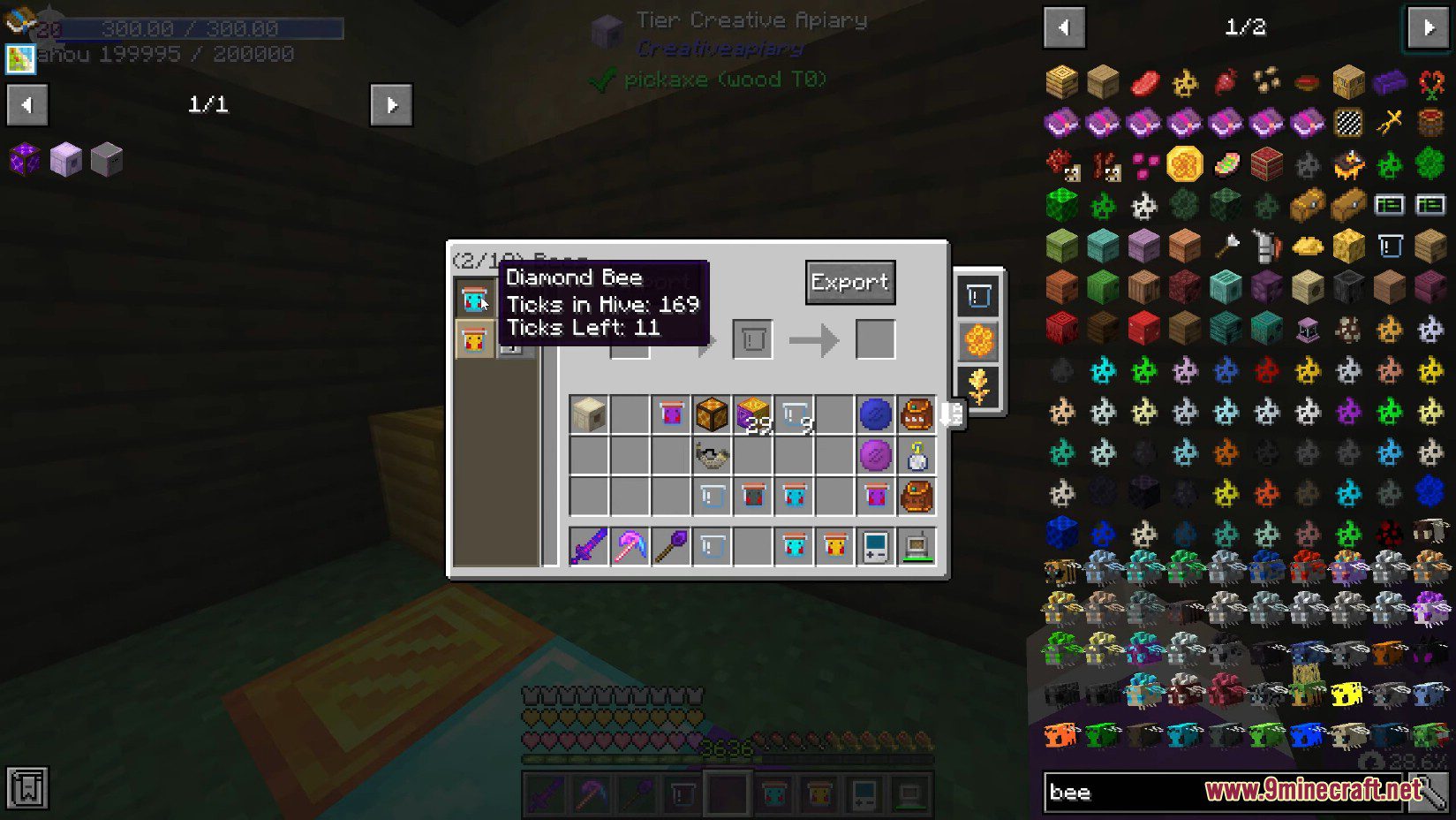 image 7 for Creative mode of apiary (1.16.5) - House of bees