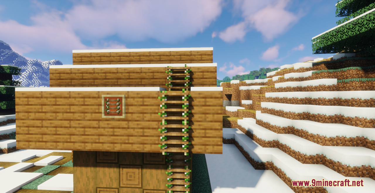 description_2 Веревочная лестница с лианами Resource Pack (1.19.2, 1.19) - Пакет текстур