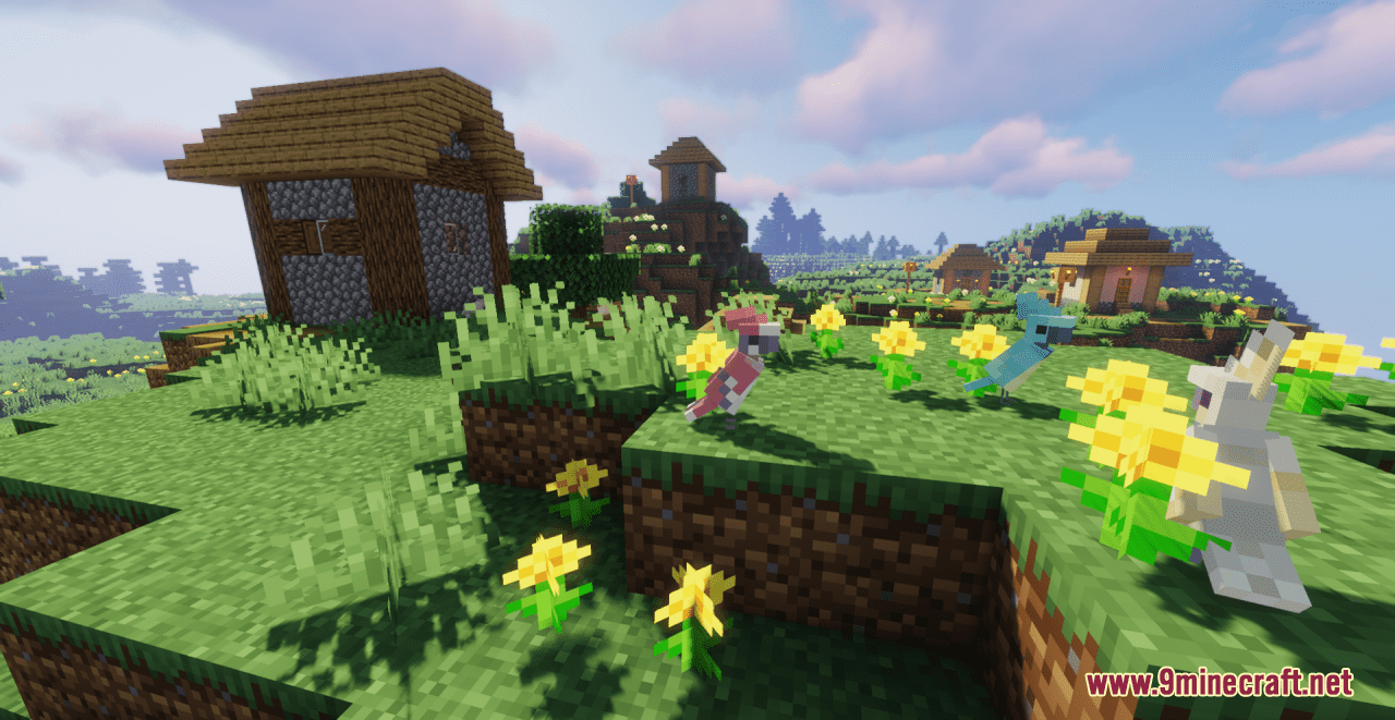 description_11 Aesthetic Birds Resource Pack (1.19.4, 1.19.2, 1.19) - текстурный пакет