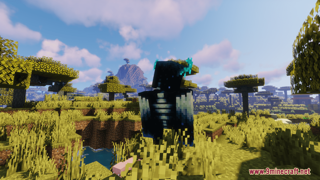 description_10 Scary Warden Resource Pack (1.20.4, 1.19.4) - текстур-пак