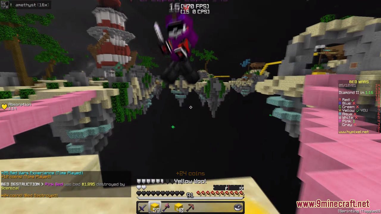 description_13 Amethyst Black 16x Pack (1.8.9) - PvP текстур-пак
