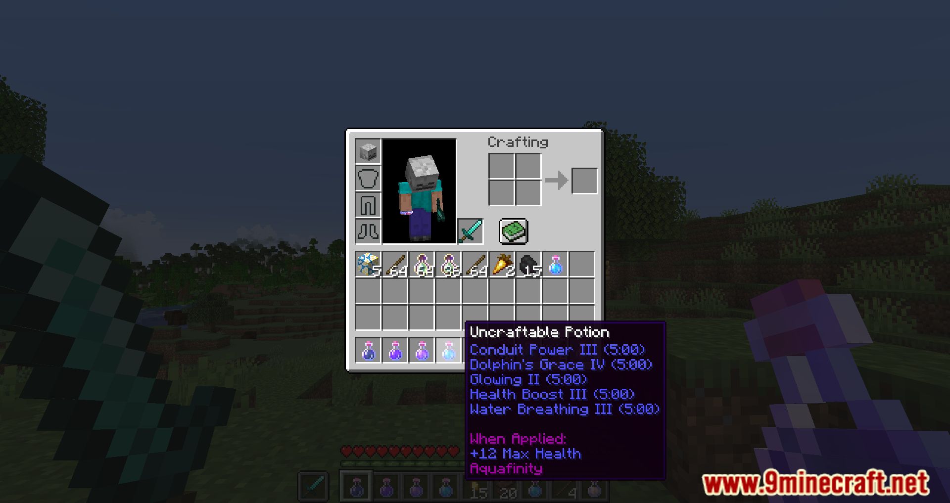image 7 for Mod DarkSpins (1.20.5) - returns XP levels by spending them