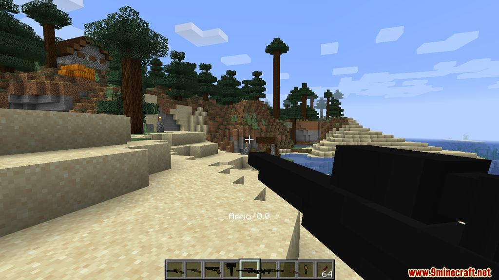 description_9 Simple Guns Reworked Mod (1.19.4) - Firearms, shooting