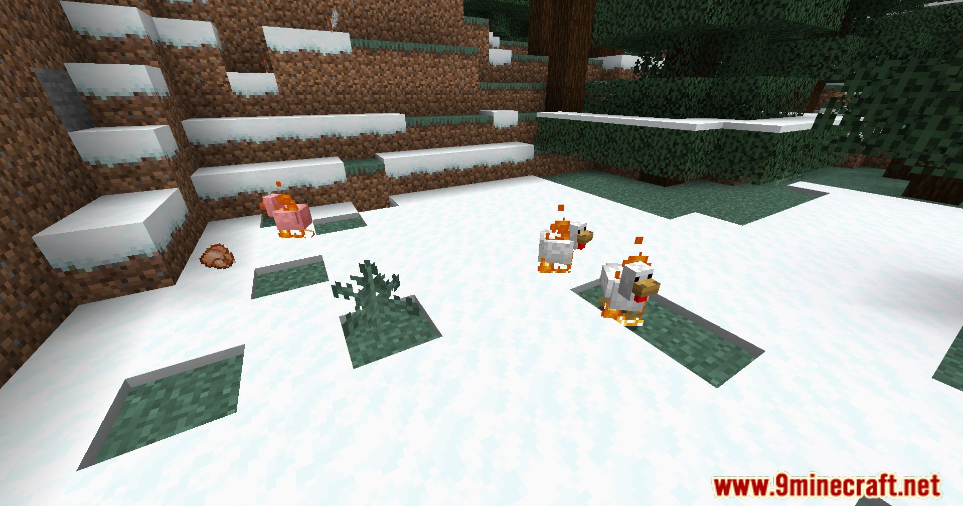 image 3 for Burn In The Sun Mod (1.20.4) - corrected the effects of sunlight