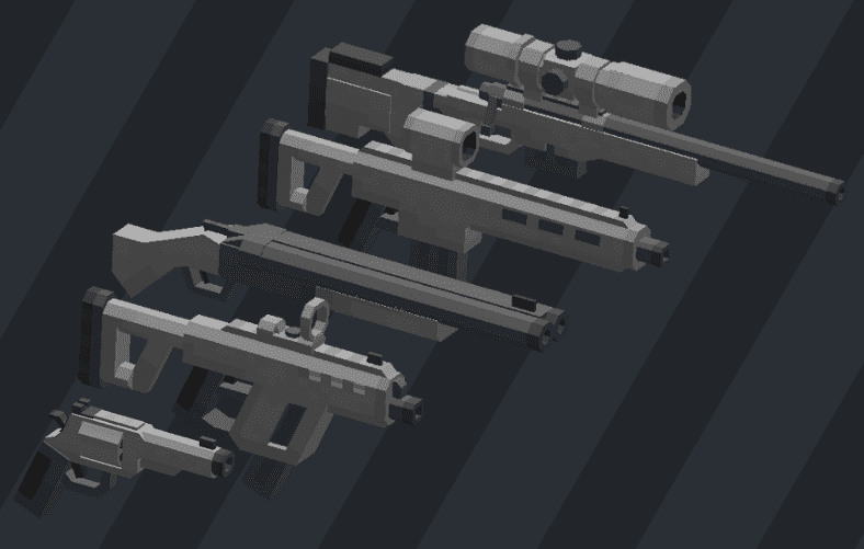 description_12 Gun Expansion Mod (1.19.4) - новые пушки в стиле CGM