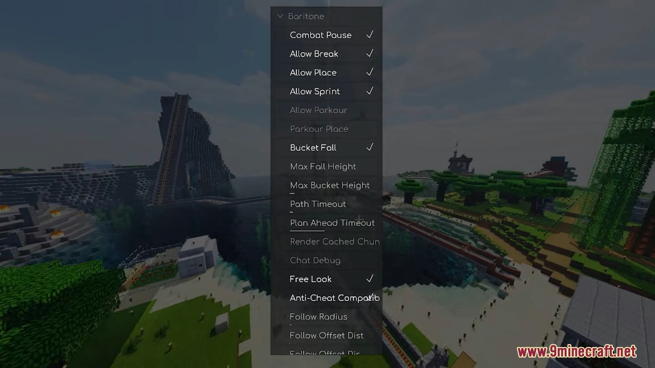 description_9 Impact Client (1.16.5) - продвинутая утилита для анархических серверов
