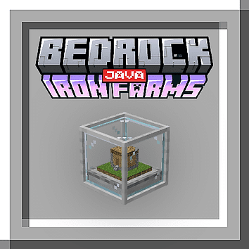 image 1 for  Дополнение Java Iron Farms (1.20) - MCPE/Bedrock Mod