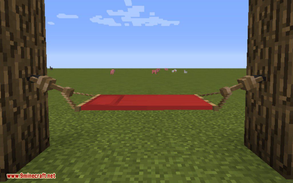 image 19 for Comfortable bed (1.20.4) - sleeping bag and hammock.