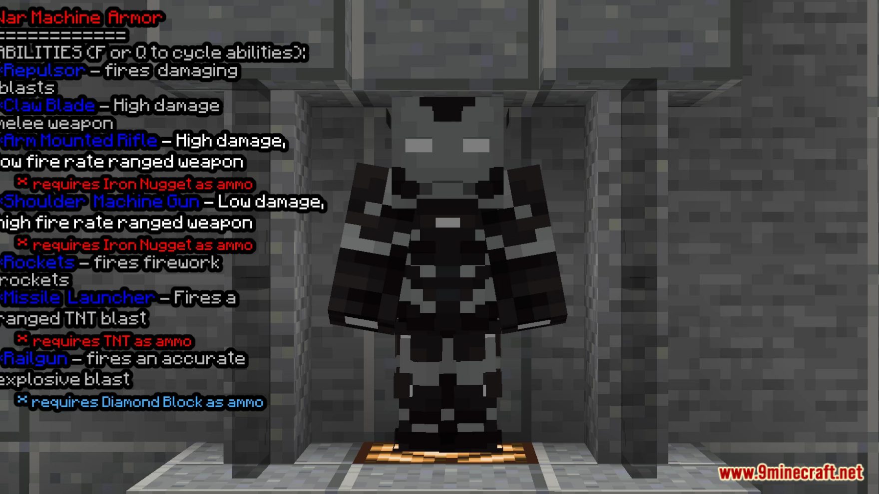 description_14 Stark Industries Datapack (1.19.4, 1.19.2) - Become Iron Man!