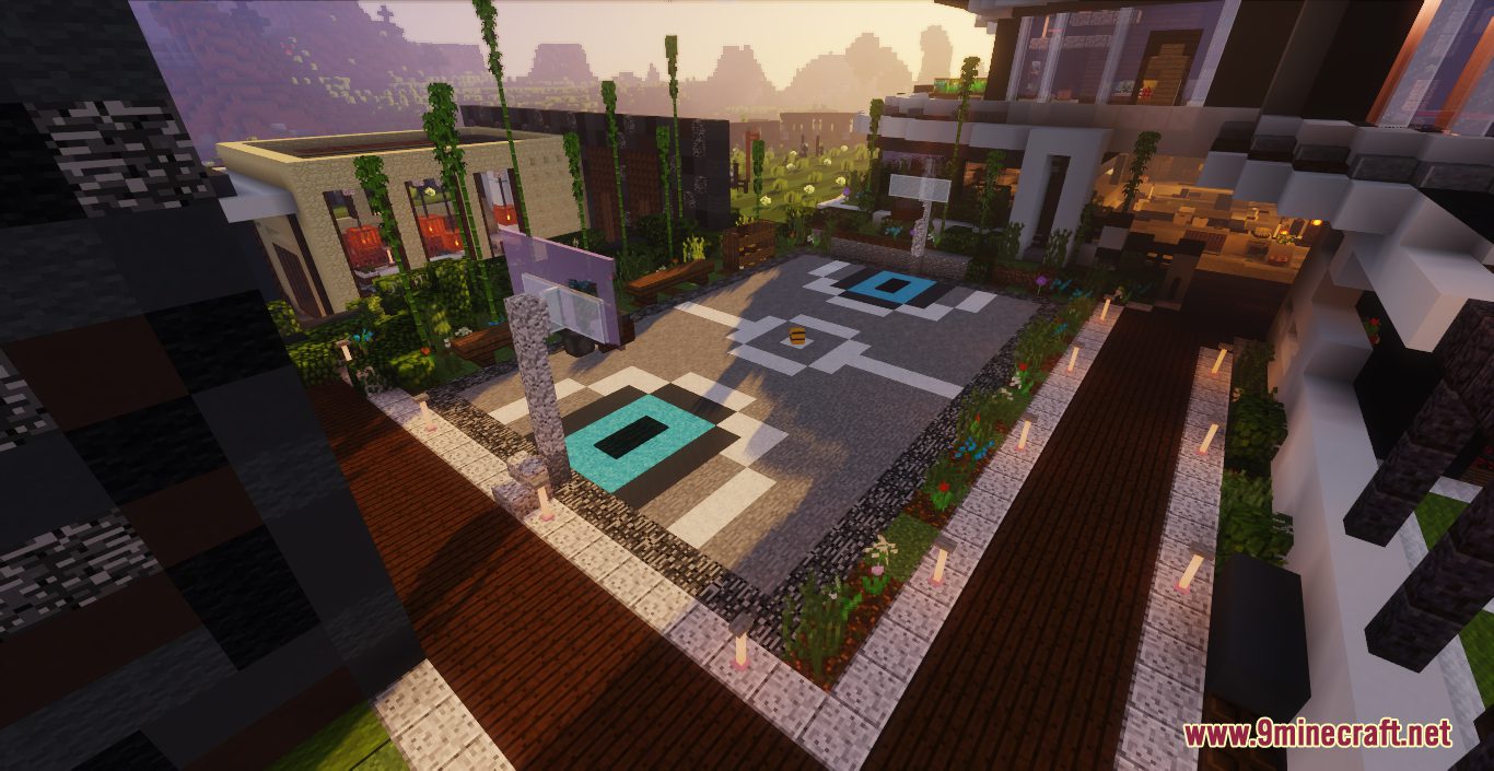 description_4 Gran mapa de casas modernas (1.20.4, 1.20.1, 1.19.4, 1.19.2, 1.18.2) - Desarrollo complejo