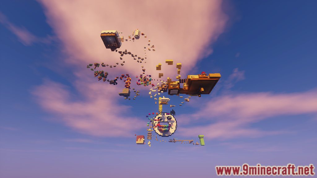 description_0 Mapa de gravedad del tornillo para Minecraft 1.12.2