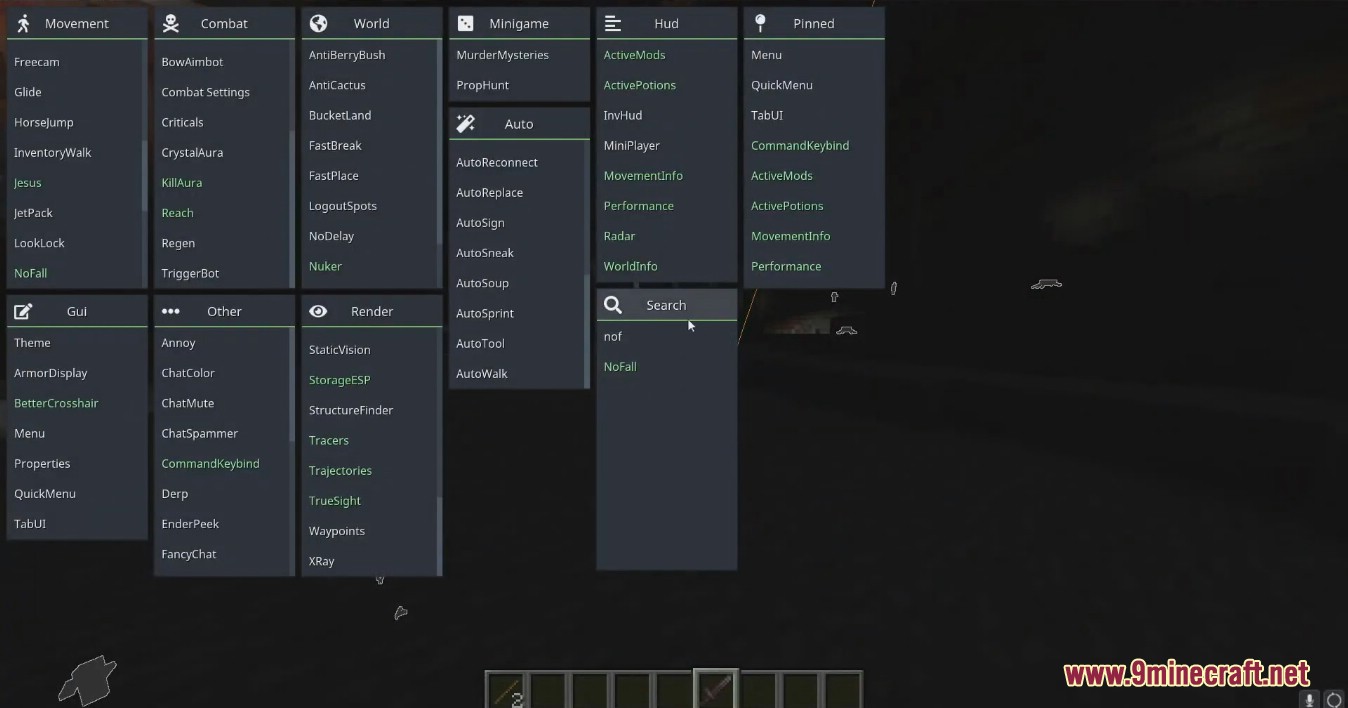 description_3 Aristois Client Mod (1.20.4) - world-class utility for minecraft