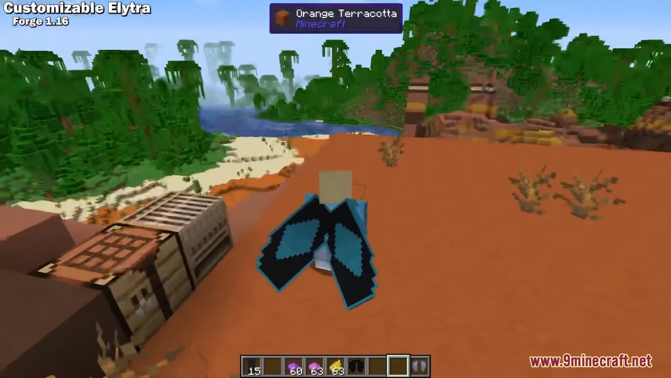 description_7 Мод Customizable Elytra (1.20.4) - позволяет окрашивать Elytra как кожаную броню